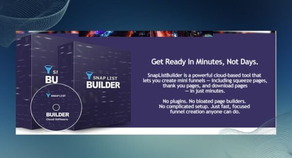 SnapListBuilder Review – Build & Sell Funnels Without Any Tech Skills!